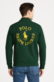 Polo dual side Embroidered Zipper - Green