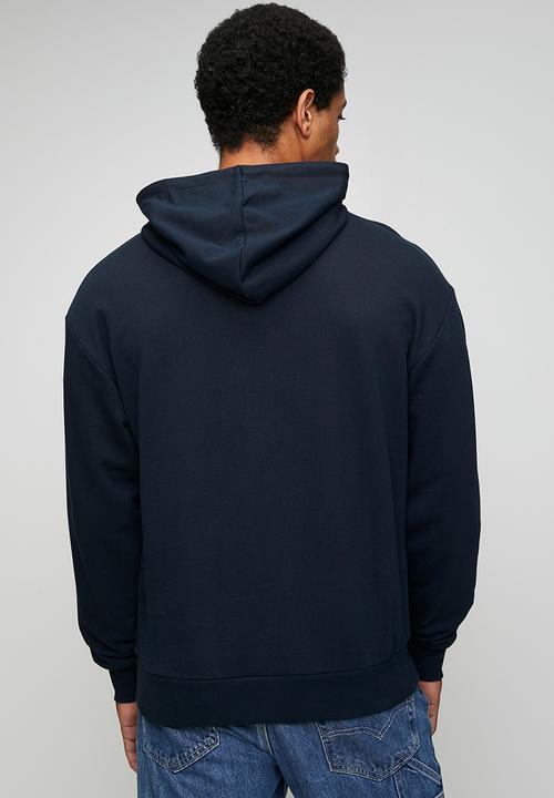 HGO Blue Center Logo Pullover Hoodie