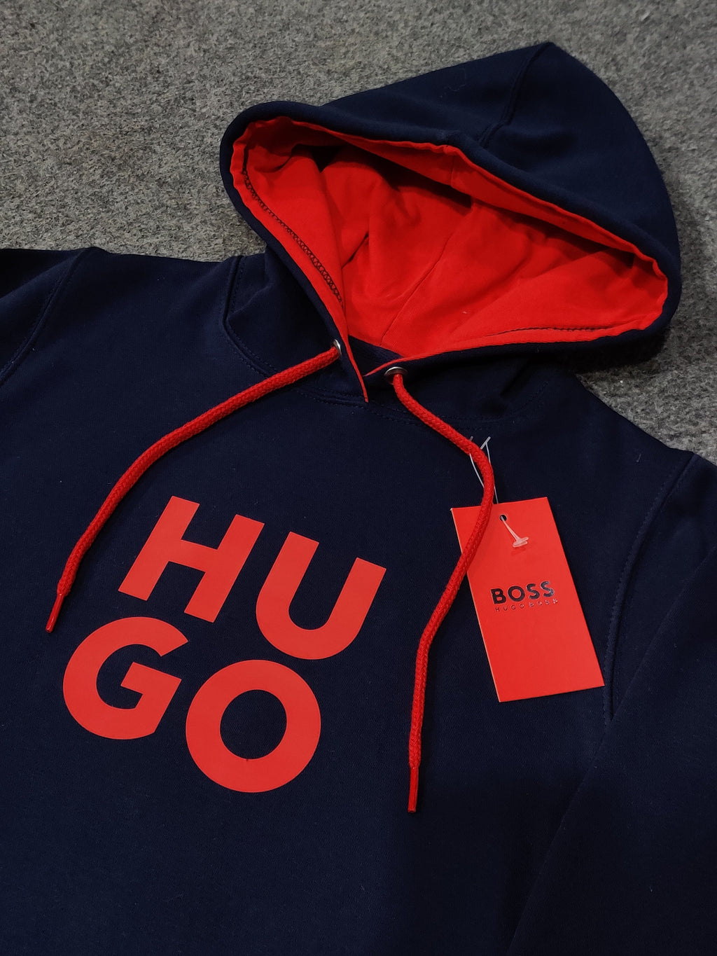 H.U.G.O Pullover Hoodie Kids Unisex - Navy