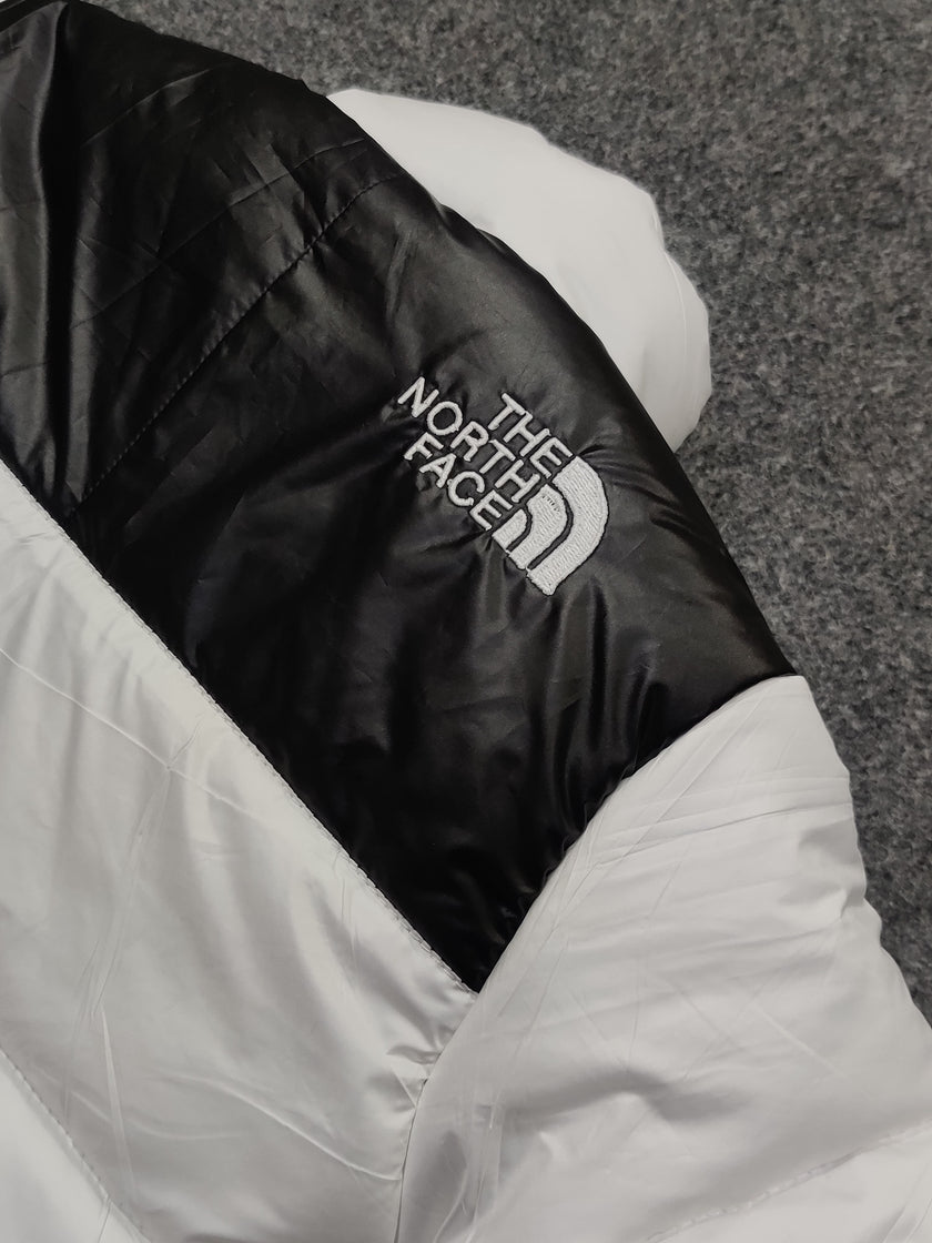 TNF Full Sleeves Kids Puffer - White