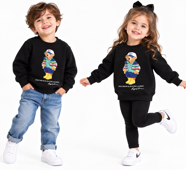 Polo Multi Bear - Black