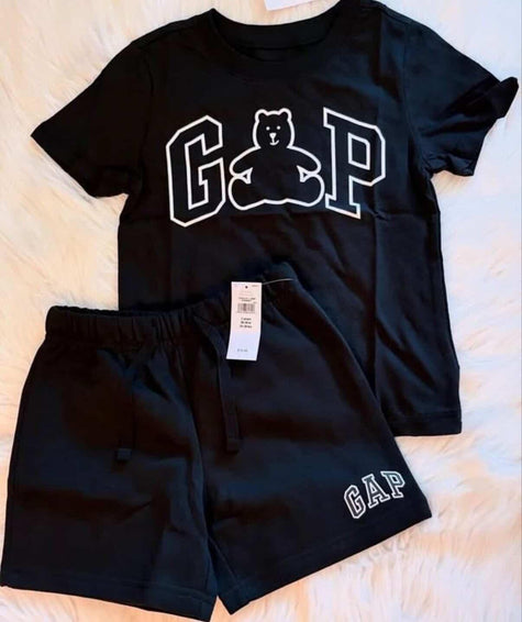 Gap Kids 2 Piece Short Set - Black