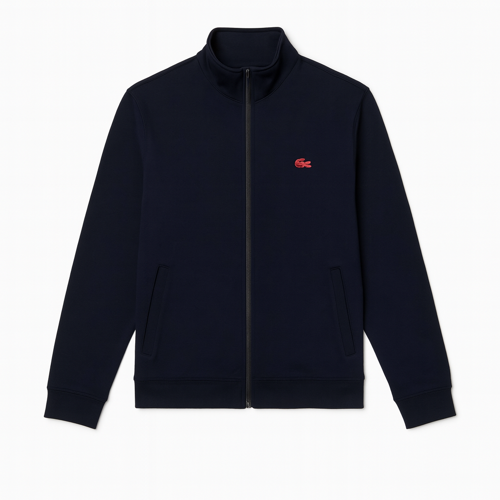 Lacoste Mockneck Full Zipper - Navy