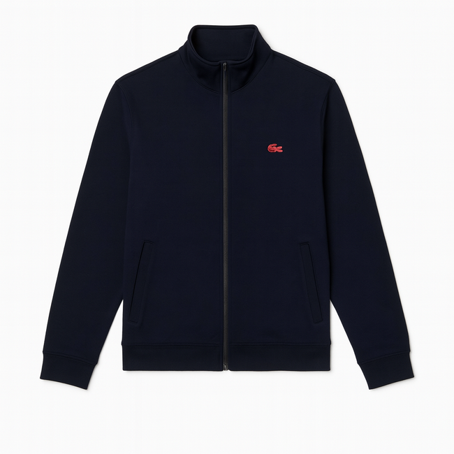 Lacoste Mockneck Full Zipper - Navy