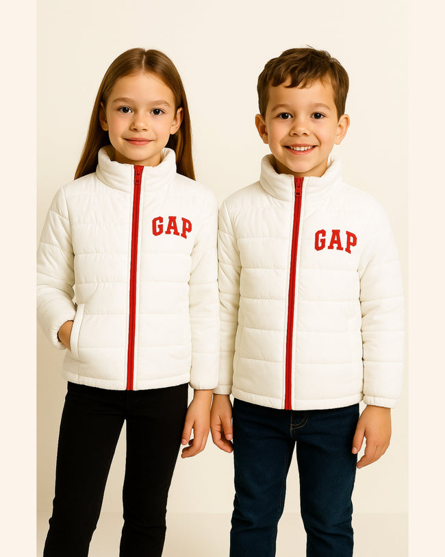 GAP Kids Puffer Jacket - White