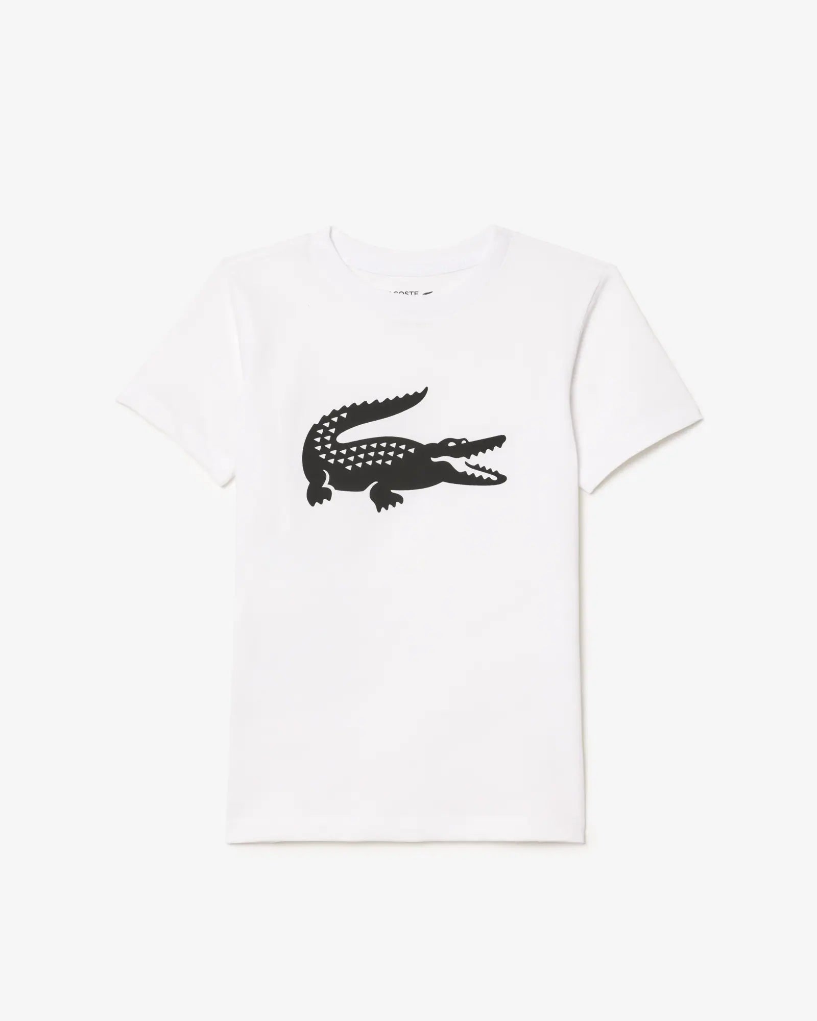 Lacoste Crocodile Printed Tee - White - Brand Store