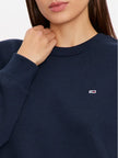 Tommy Flag Logo Women Sweatshirt - Navy Blue
