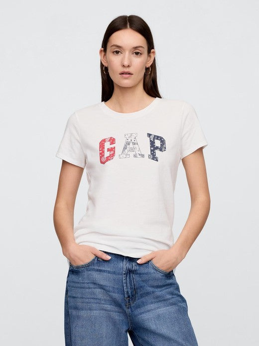 Gap Everyday Logo Tee - White - Brand Store