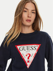 Guess Womens Sweatshirt - Navy Blue
