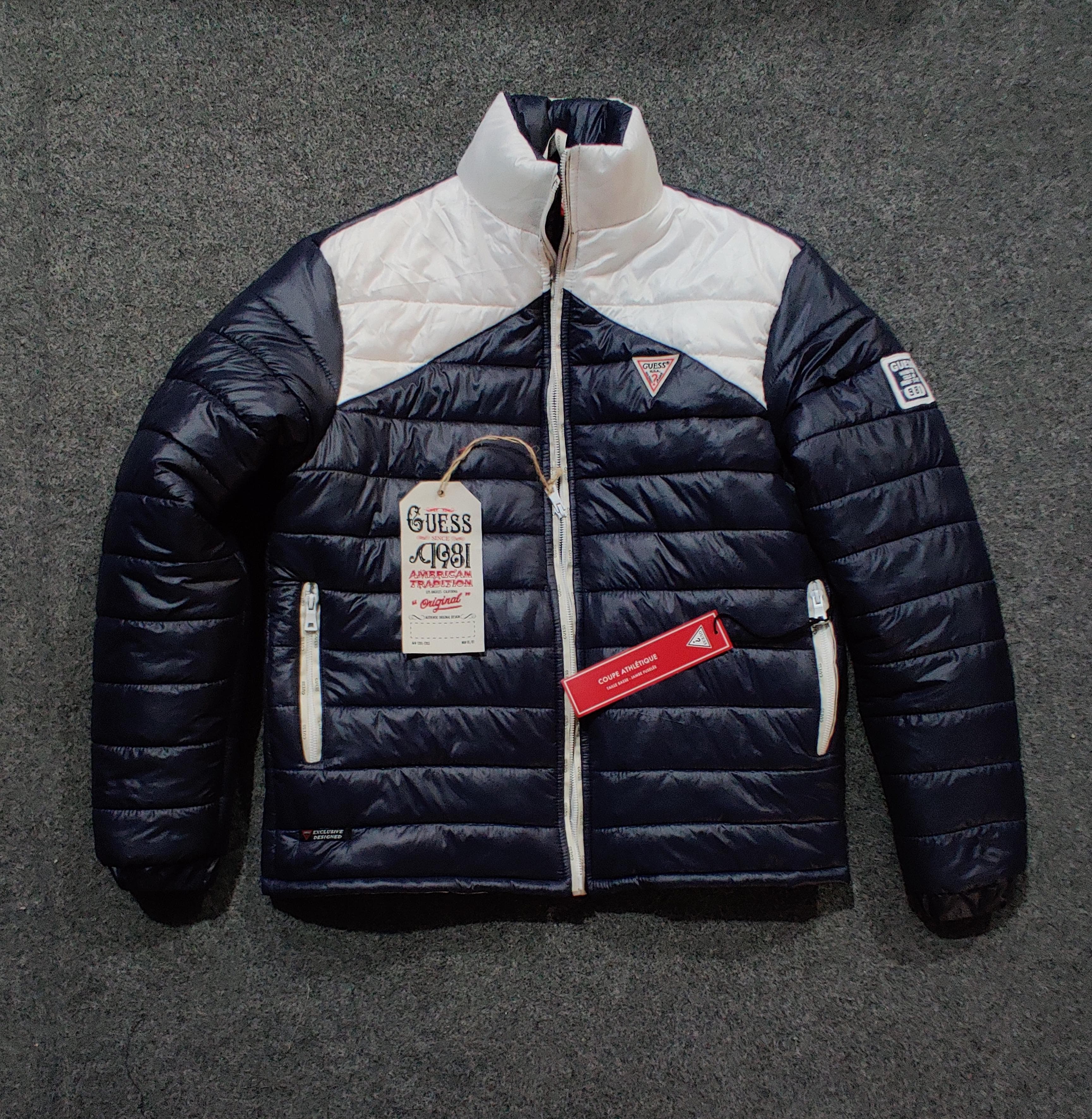 Guess Refletive Jacket - Blue/White
