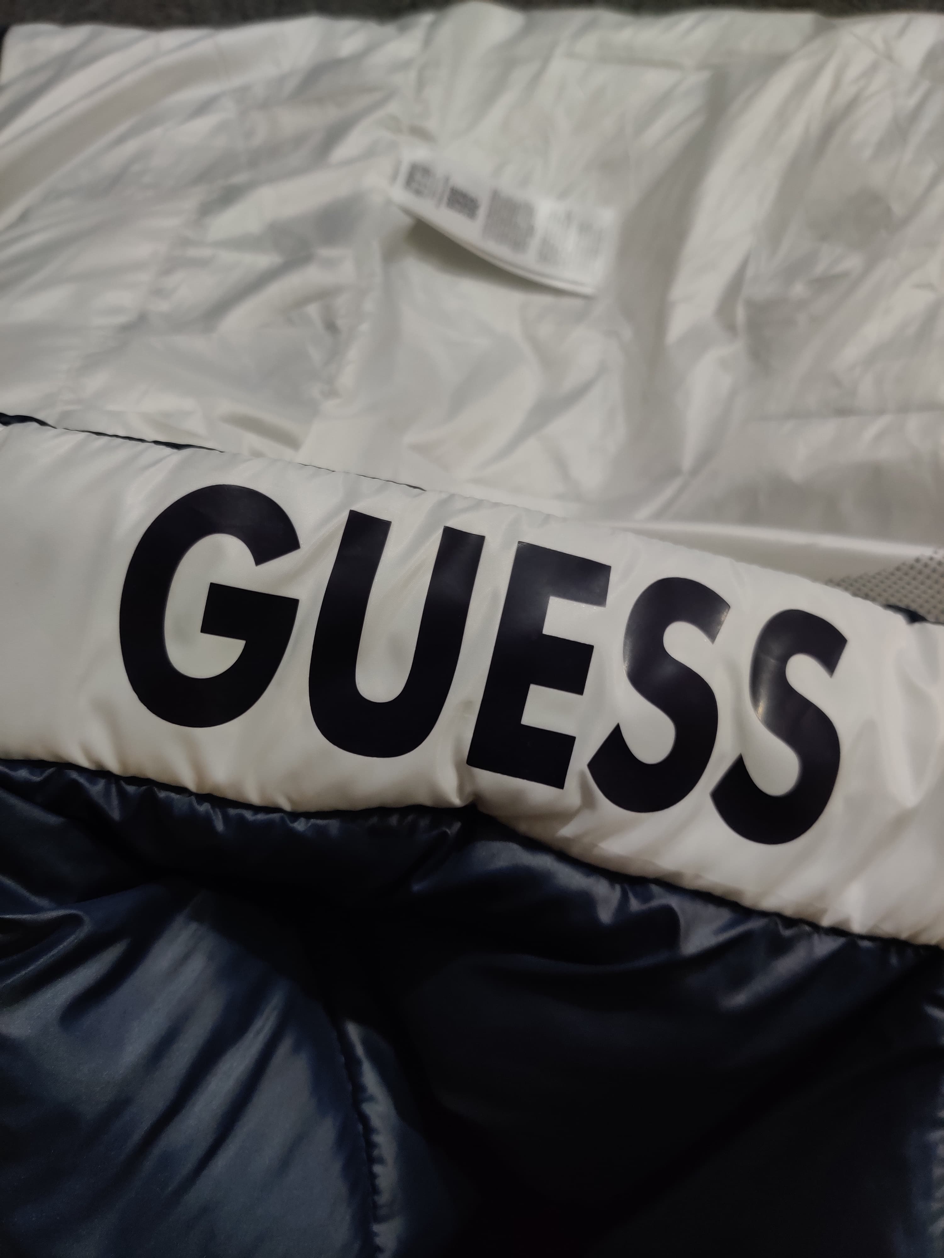 Guess Refletive Jacket - Blue/White
