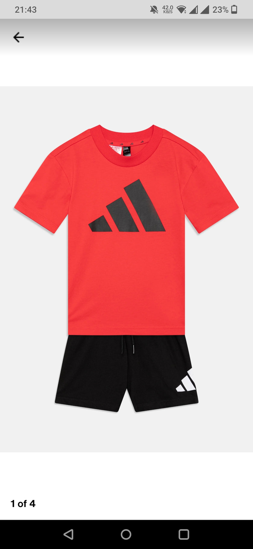 Adidasss Twin set - Red/Black - Brand Store