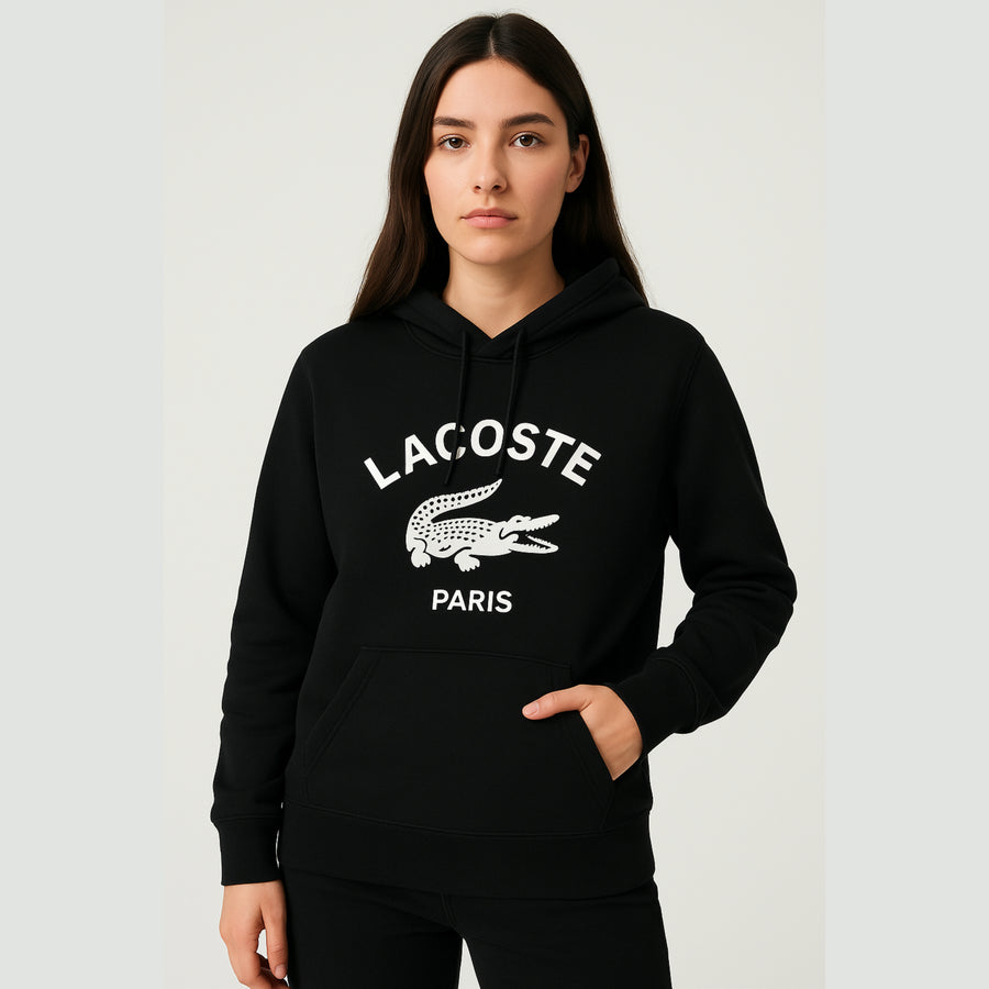 LCST Paris Alligator Hoodie - Black