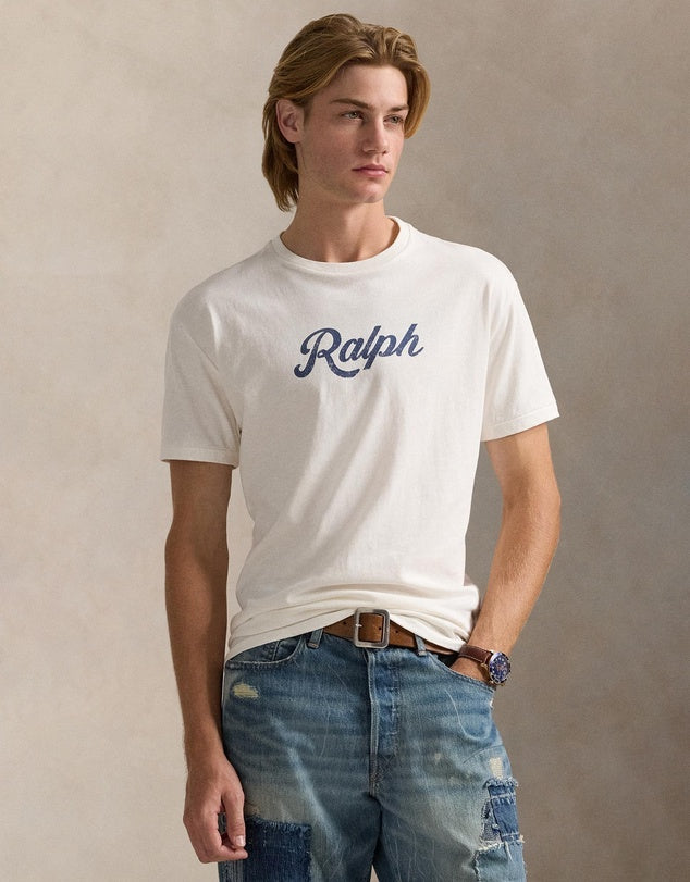 Ralph Printed Cotton Tees - White