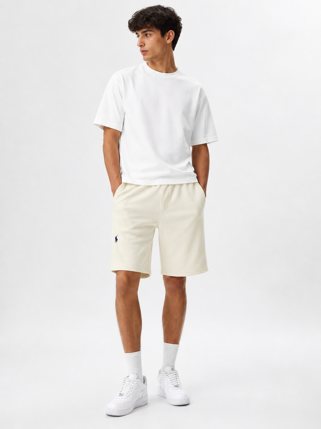 Polo Small Pony Shorts - Off White