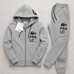 LCST Zipper FR  Zipper Hoodie Tracksuit - Gray