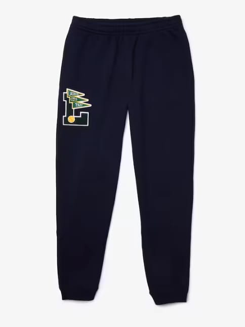 Lacoste Tannis Patched Jogger Trouser - Red - Brand Store