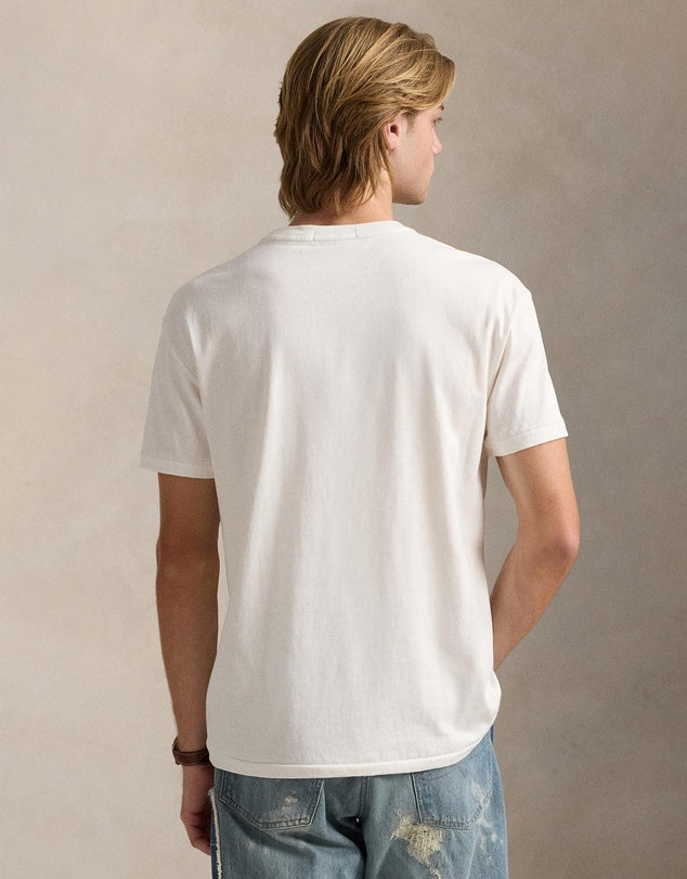 Ralph Printed Cotton Tees - White