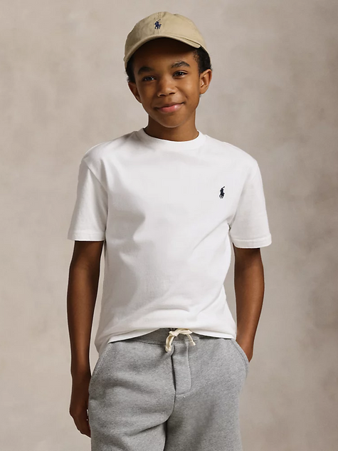 RL Small Pony Embroidered T Shirt - White