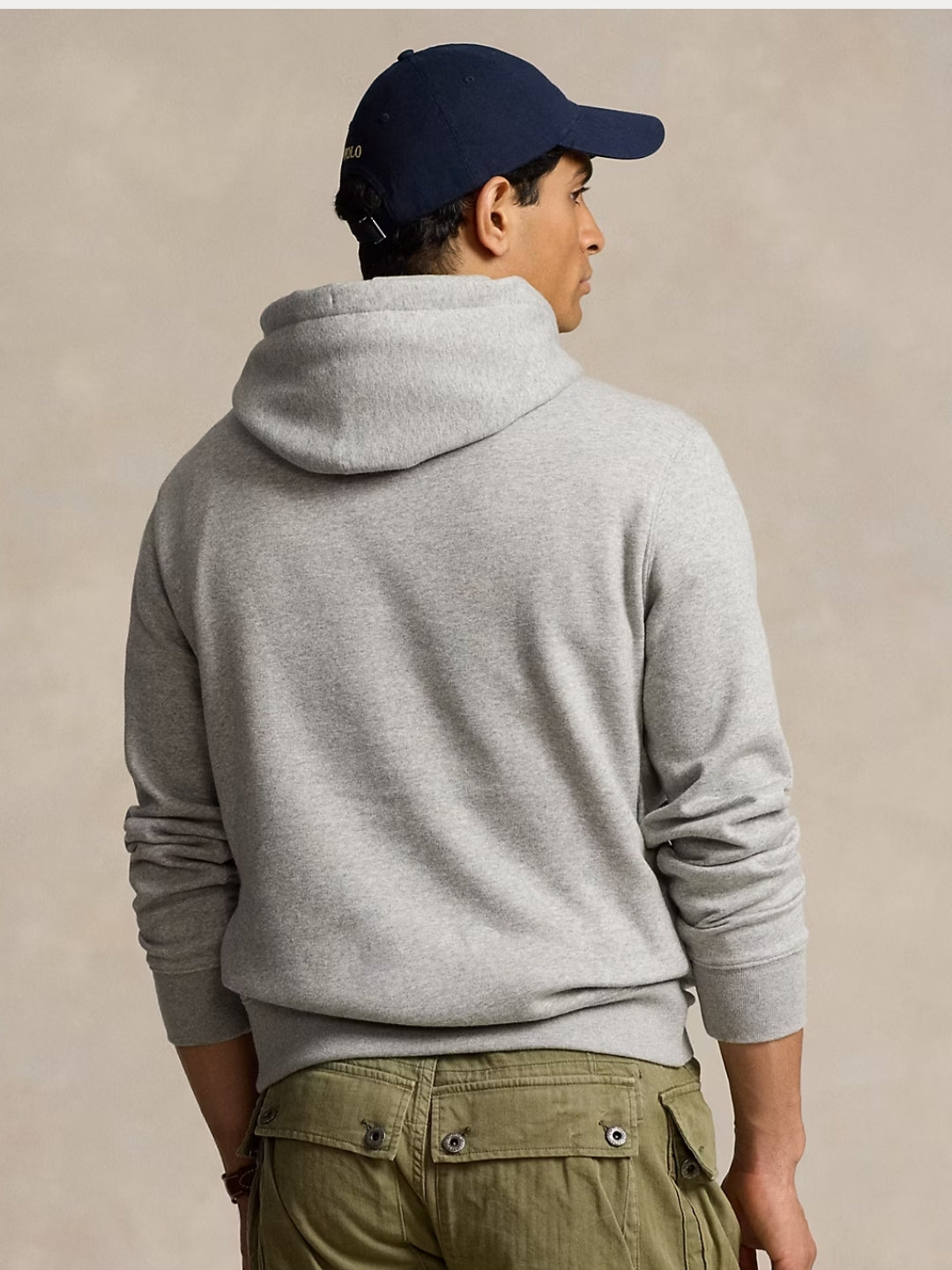 Polo Bear Hoodie - Grey