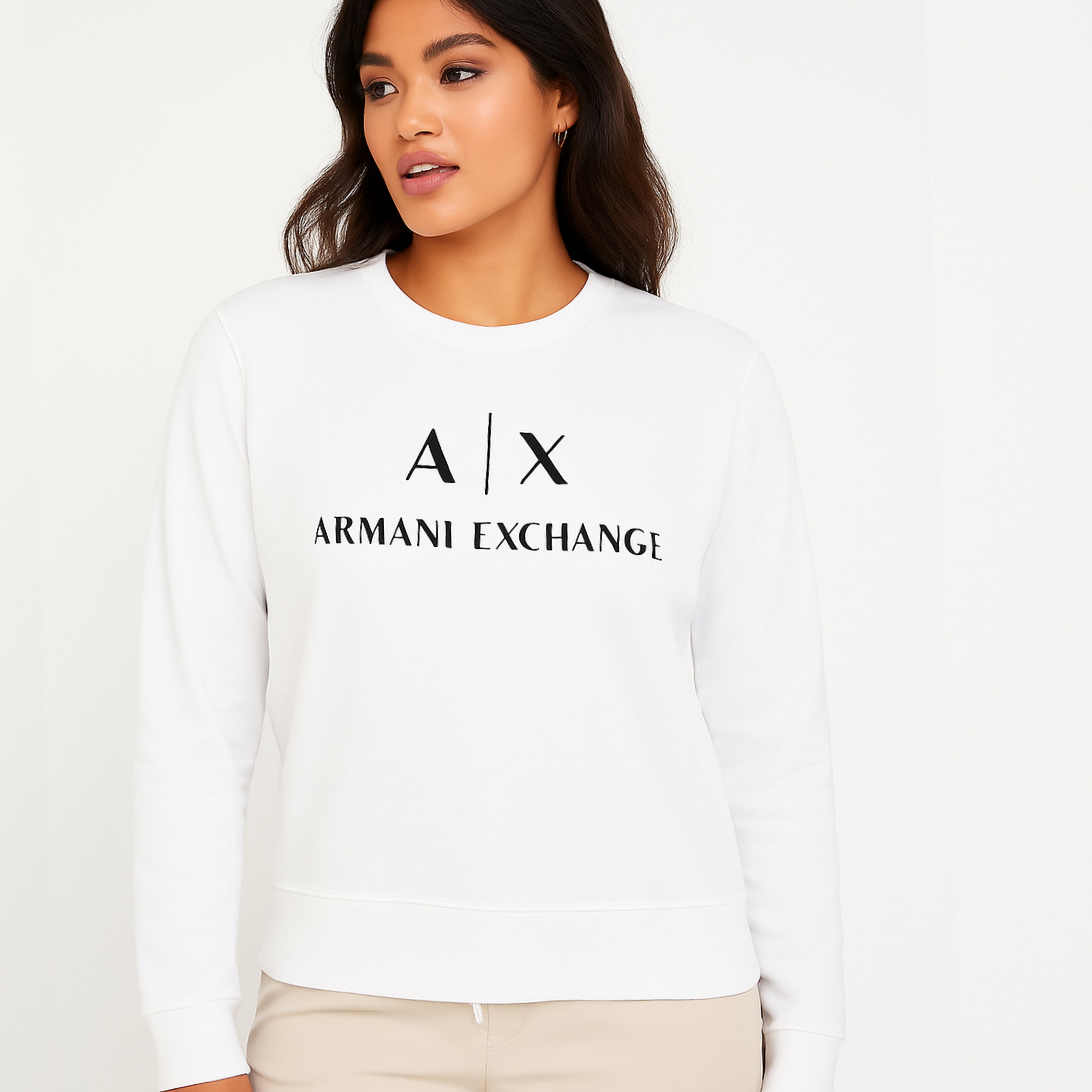 A|X Logo Sweatshirt - White