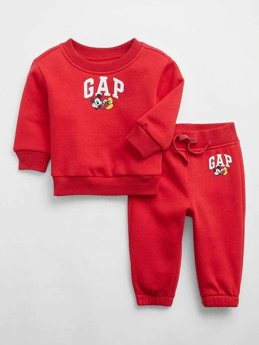 Gap Micky Unisex Fleece Twin Set - Red