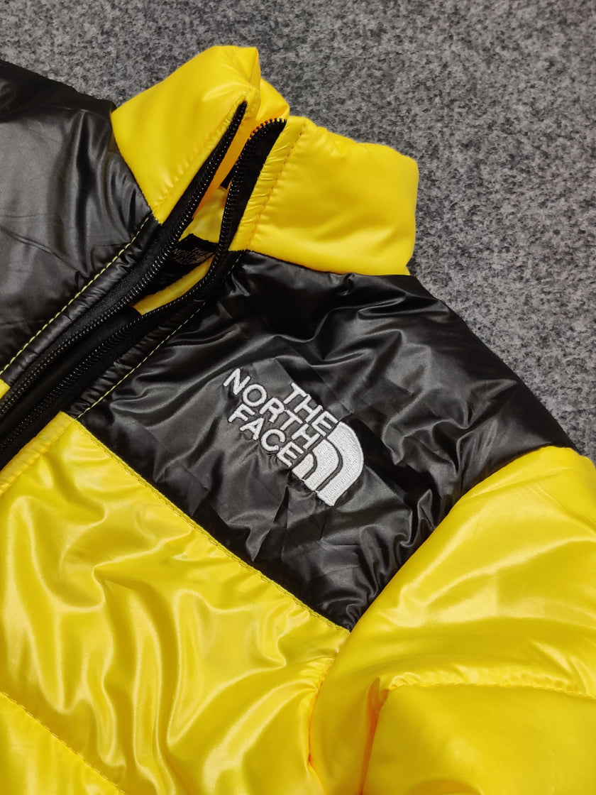 TNF Full Sleeves Kids Puffer - Yellow