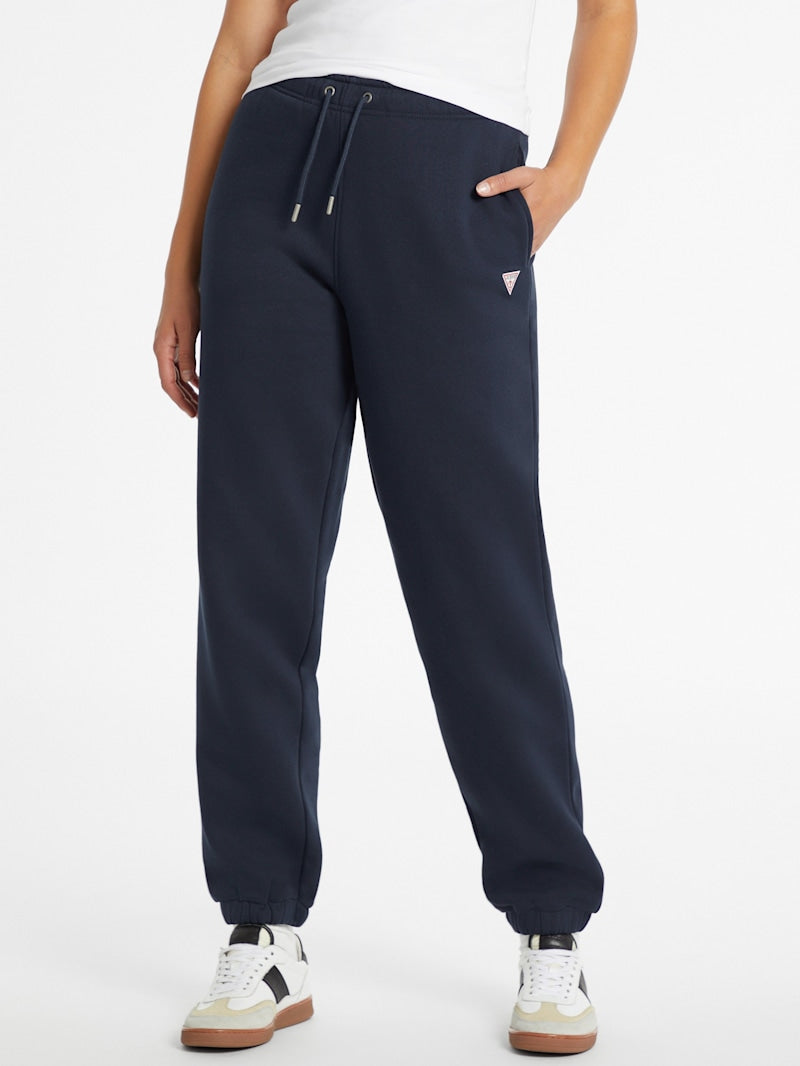Guess Mini Triangle Jogger Trousers - Navy Blue