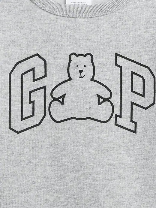 Gap Bear Unisex Sweatshirt - Gray - Brand Store