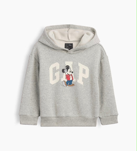 Gap Mickey Unisex Hoodie Gray