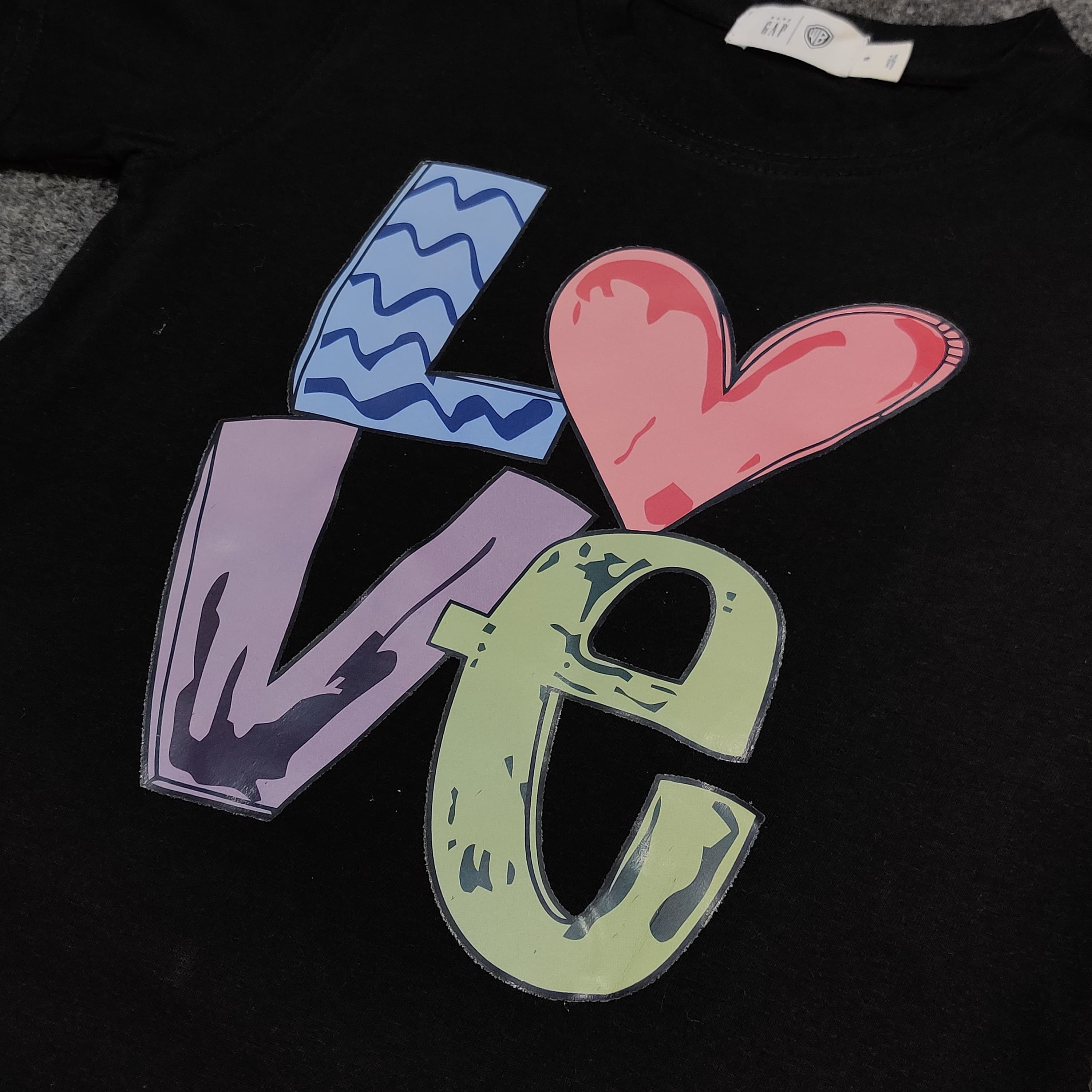 Gap Love Girls Tee - Black - Brand Store