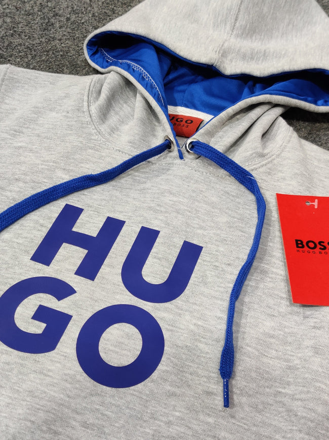 H.U.G.O Pullover Hoodie - Grey
