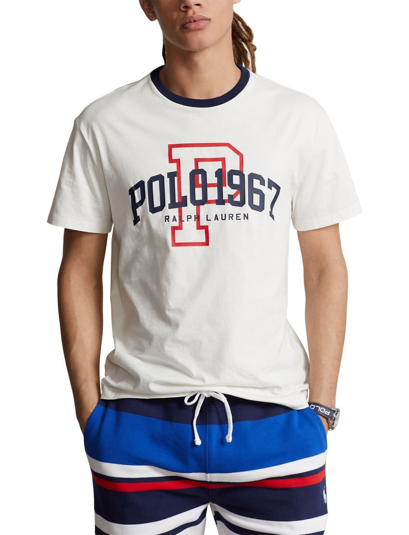 POLO 1967 Logo T Shirt White - Brand Store