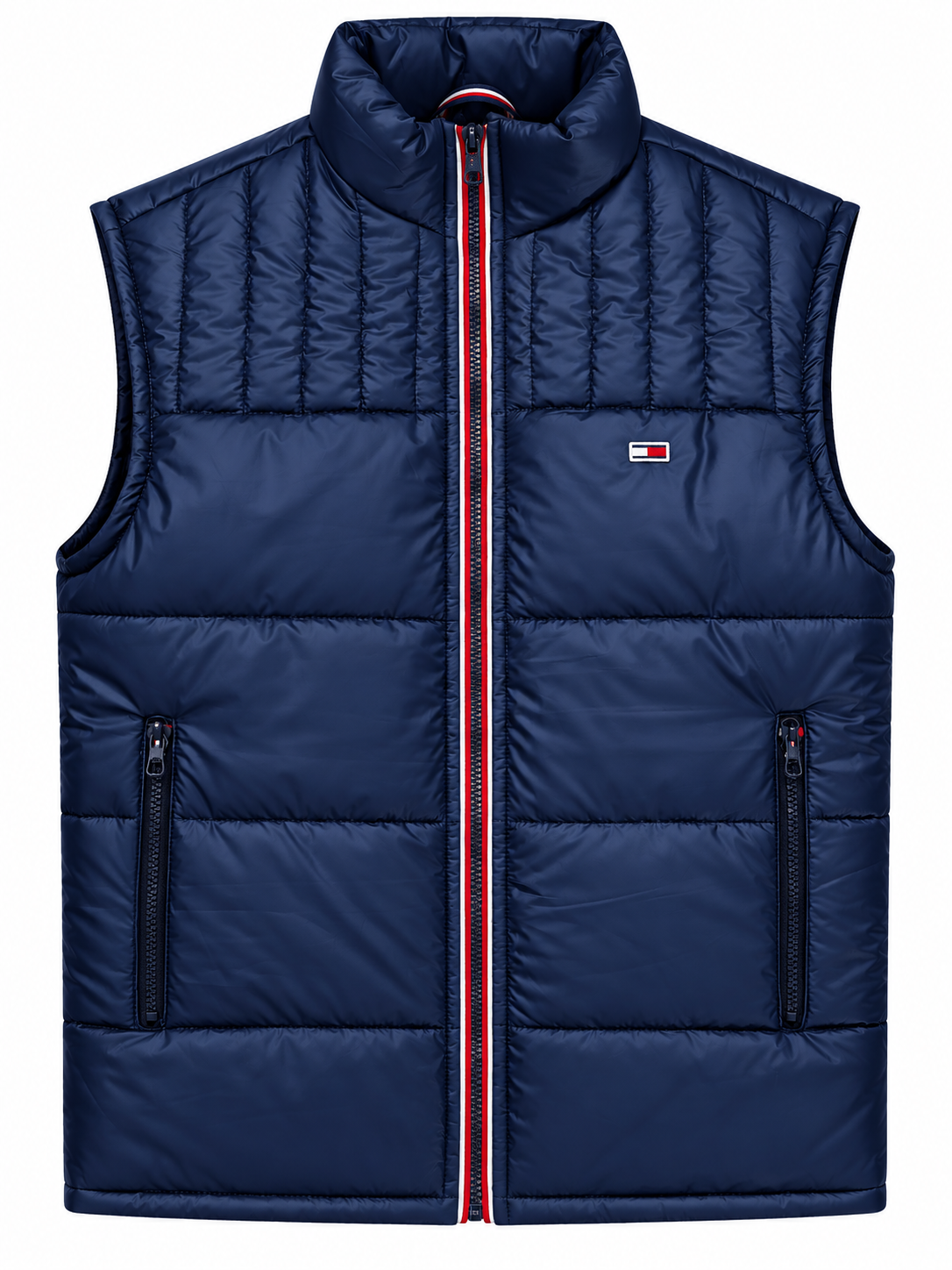 Tommy Sleeveless Puffer Gillet - Navy Blue