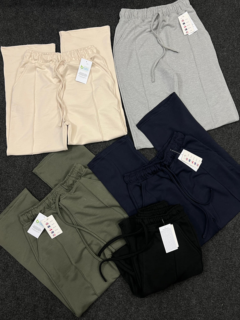 Jack&Jones Relaxed Fit Wide Leg Trouser - Olive
