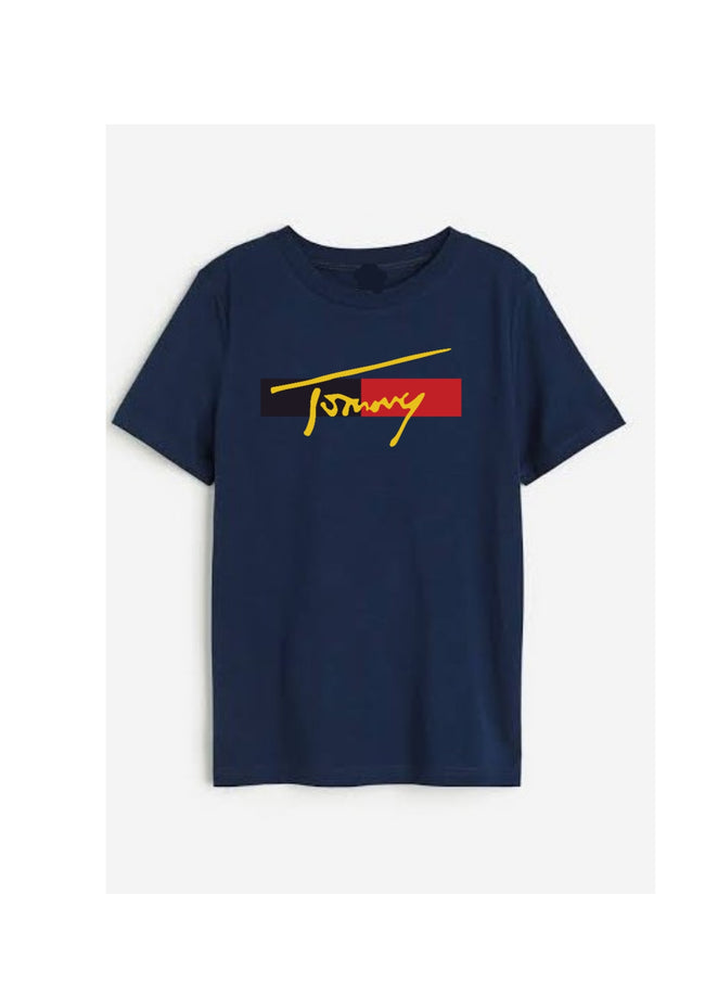 Tommy Signature Tee - Navy - Brand Store
