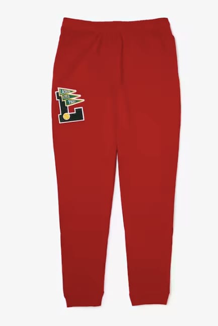 Lacoste Tannis Patched Jogger Trouser - Red