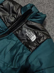 TNF Full Sleeves Kids Puffer - Forest Green