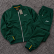 Boss French Terry Zip-Up Tracksuit – Forest Green