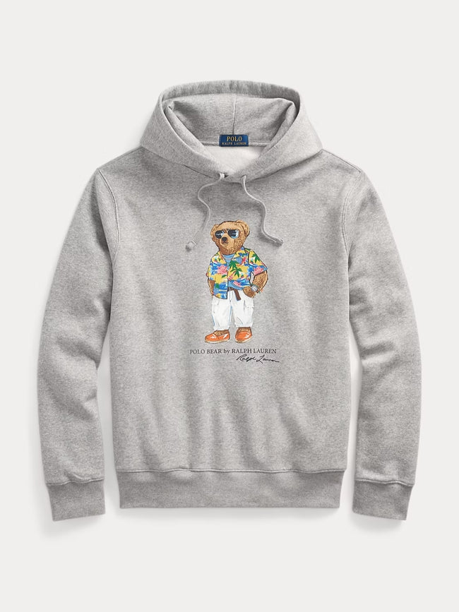 Polo Bear Hoodie - Grey - Brand Store
