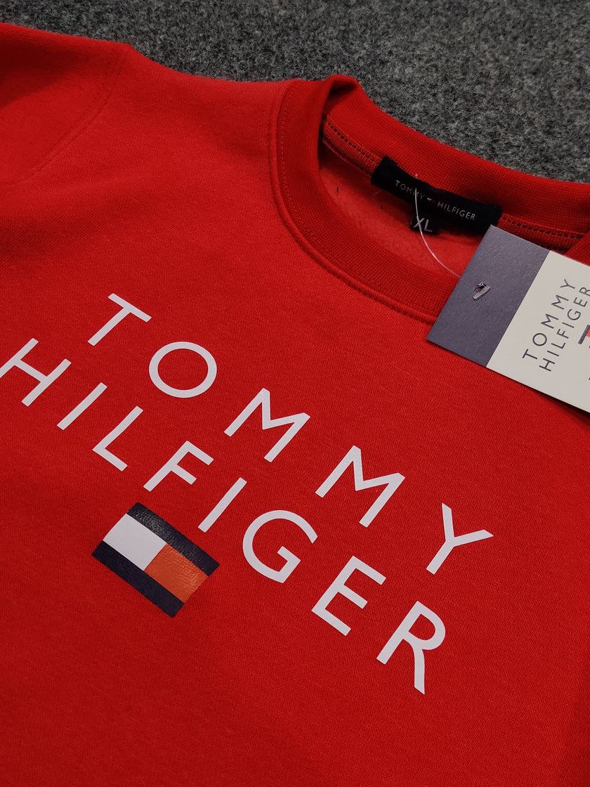 TH Logo Sweatshirt - Red - Brand Store