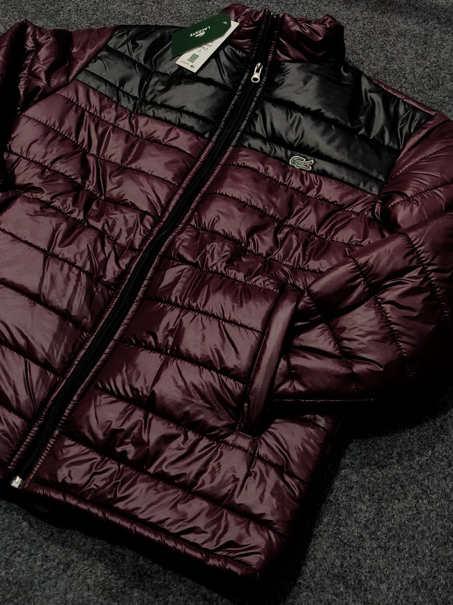 LCST Colorblock Puffer Jacket - D Burgundy/Black - Brand Store