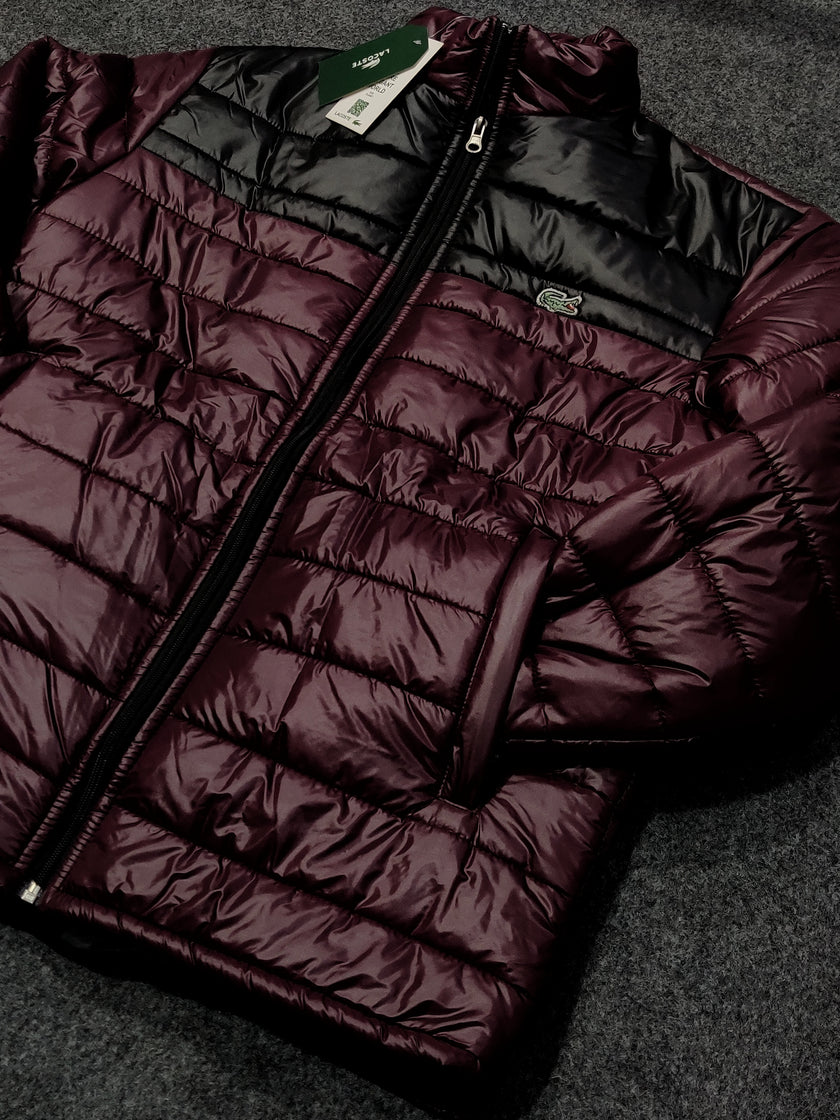 LCST Colorblock Puffer Jacket - D Burgundy/Black - Brand Store