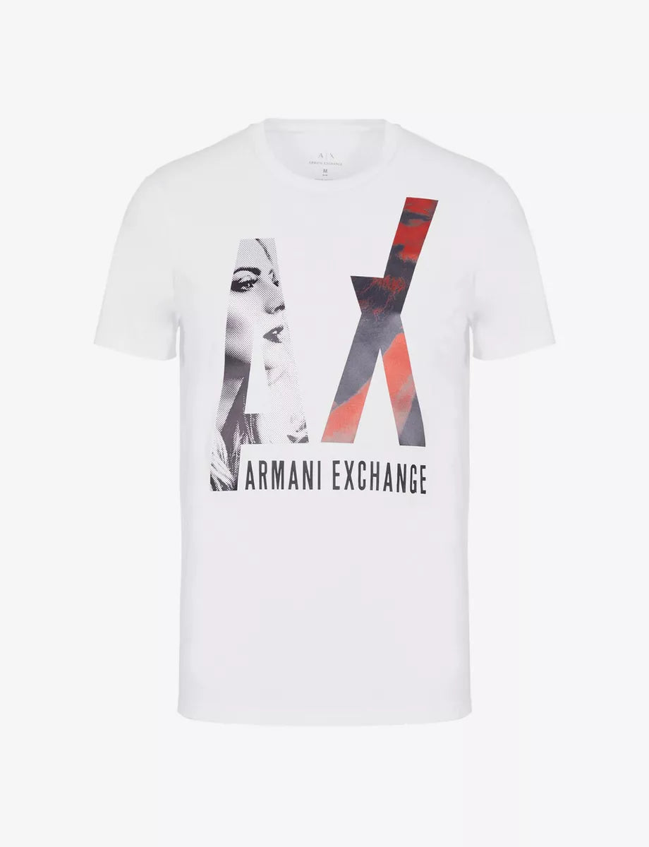 AX Graphic Logo Tee - White - Brand Store