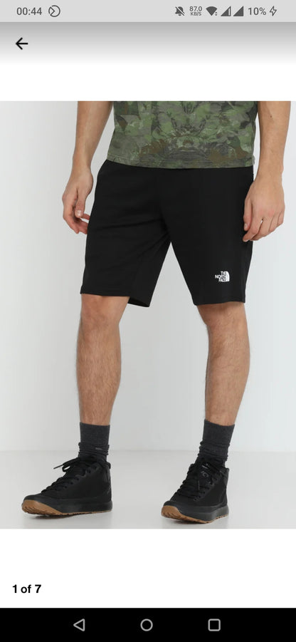 TNF Classic Logo Terry Shorts - Black