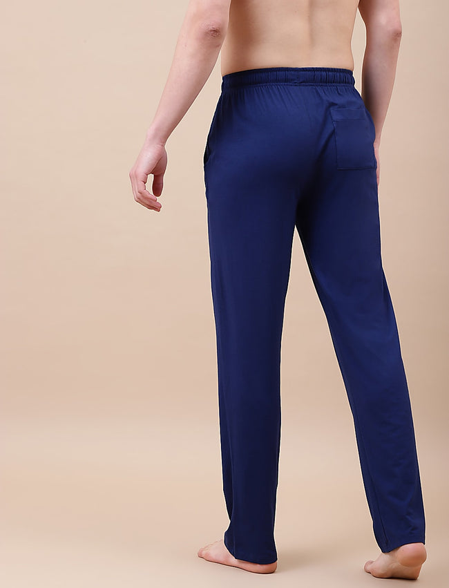 Jack & Jones Cotton Relaxed Trouser - Navy - Brand Store