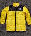 TNF Full Sleeves Kids Puffer - Yellow