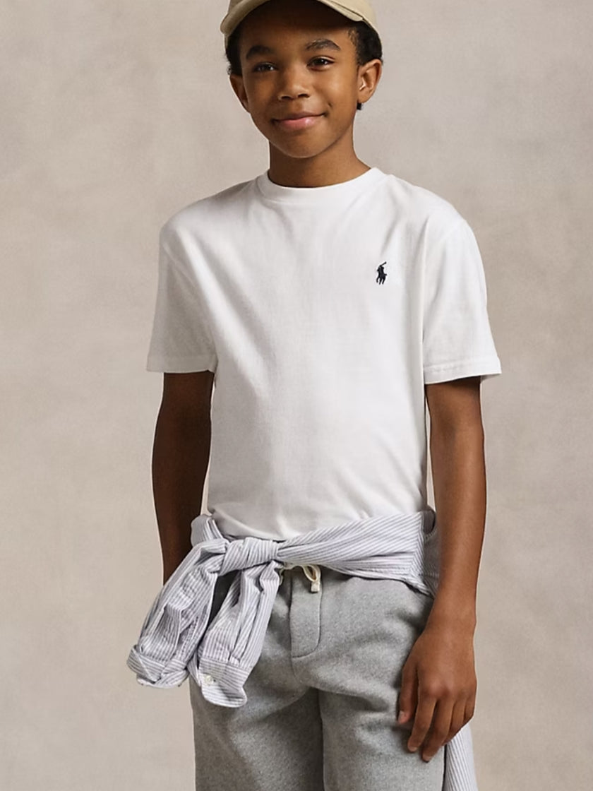 RL Small Pony Embroidered T Shirt - White