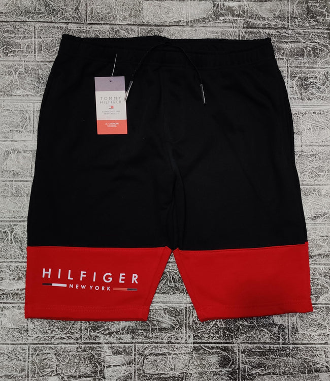 Hilfiger Colorblock Shorts - Black/Red - Brand Store