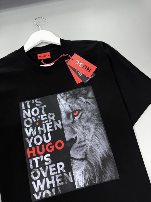 Hugo Lion Graphic Tee - Black - Brand Store